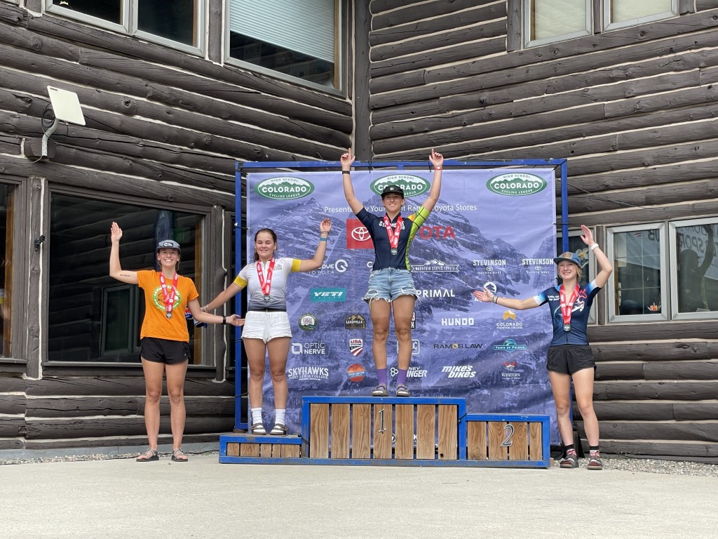 High School Mountain Bike Team Girls Continues to Dominate in Colorado High Cycling League Races