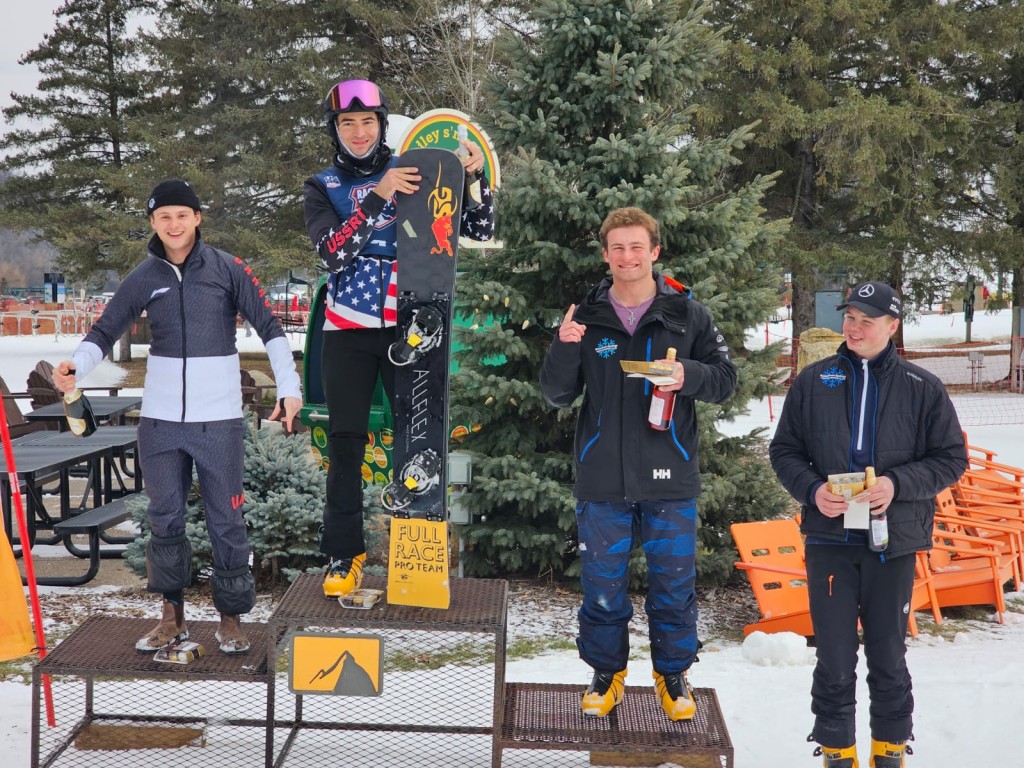 SSWSC Athletes Take Podium Spots at First Race to the Cup in Snowboard Parallel Slalom Races