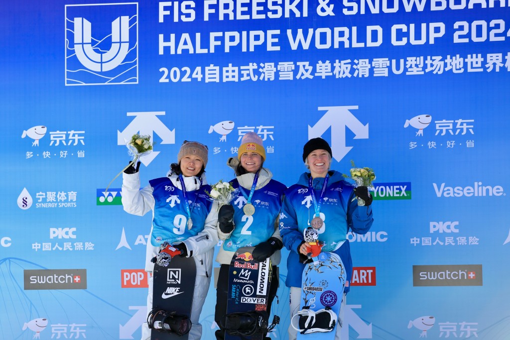 Alum and Former Snowboard Director Maddy Schaffrick Earns 3rd Place at World Cup Halfpipe Comp